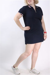 שמלת טניס בכחול- L